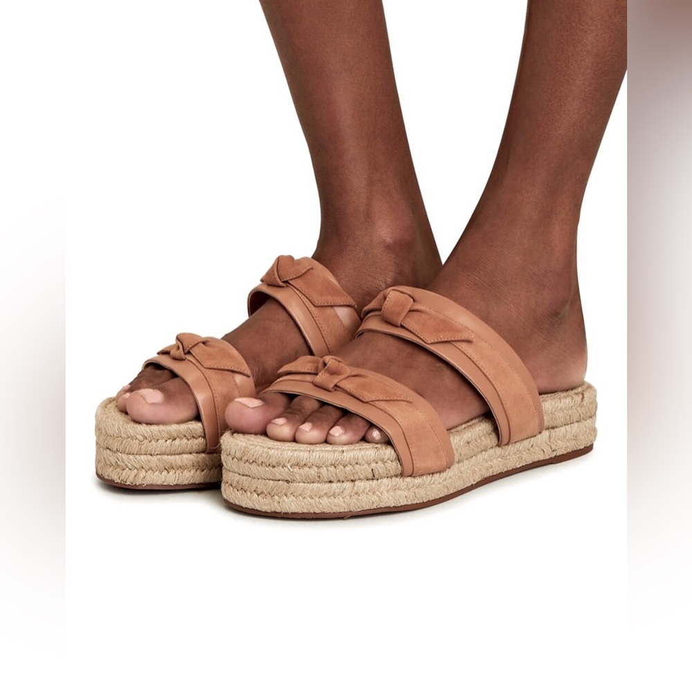 Alexandre Birman Clarita Espadrille Jute Sandal Italian Size 39